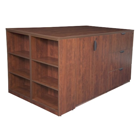Regency StandUp Storage CabLatFile Quad, Bookcase, Cherry, Letter/Legal LS2SC2LF8546CH